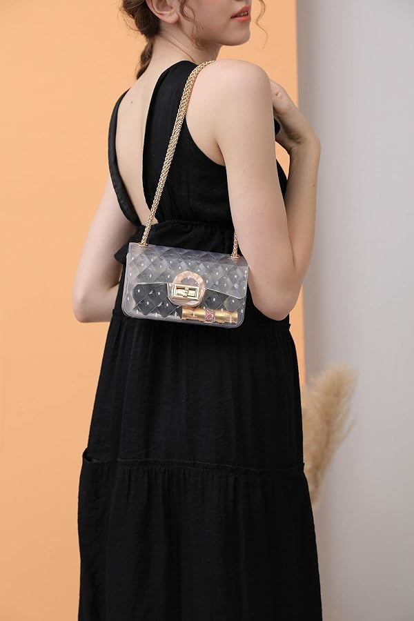 ★YOUTHBATH x Oliwa★Lace Jelly Cross Bag 유쓰배쓰(YOUTHBATH) YB x Oliwa Lace Jelly Cross Bag - 사이즈